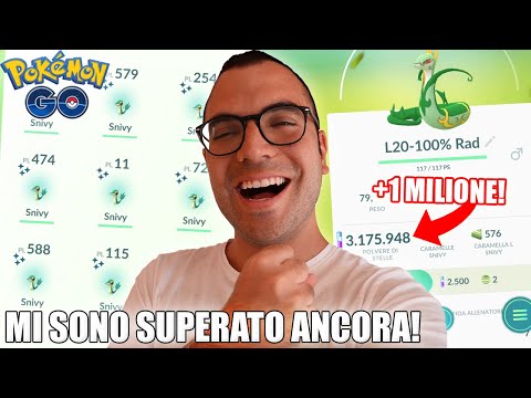 I FARMED 1,000,000 STARDUST ON SNIVY COMMUNITY DAY! - Pokémon GO