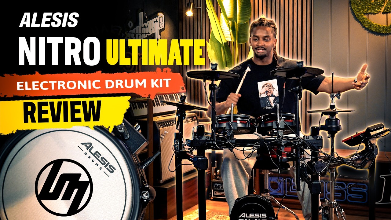 Alesis Nitro Ultimate Kit - 9pc Professional Electronic Drum Kit