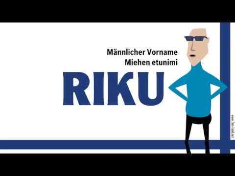 Riku, finnischer Vorname RIKU. Namenstag, nimipäivä