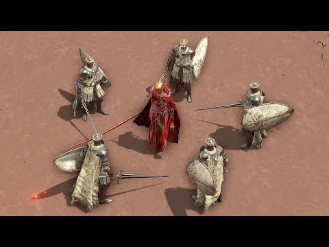 5 Haligtree Knights vs Bosses - Elden Ring