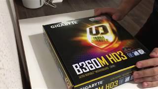 GIGABYTE B360M HD3 - відео 1