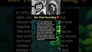 Kris Kristofferson Collapsed After Hearing Janis Joplin's Voice‎.  #kriskristofferson #janisjoplin