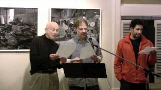 Daniel Boughton reads "Stolen Time," with Wayne Goodling and Daniel Newton