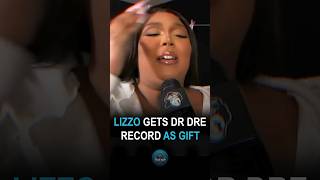 NARDWUAR gives LIZZO a vinyl of JIMMY Z feat. DR.DRE called Funky Flute, who knew about this record?