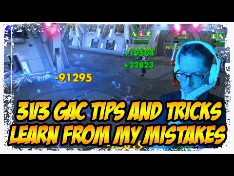 5 Tips learned from Relic 3v3 GAC! | Star Wars: Galaxy of Heroes