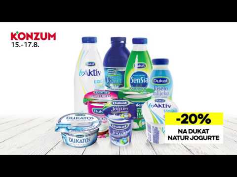 Konzum Akcija ponedjeljak - srijeda, 15.8. - 17.8.