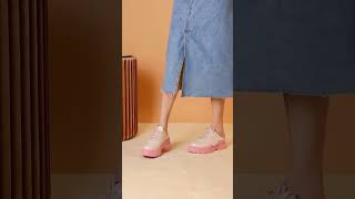 Giày thể thao nữ MWC - 0691 Giày Sục Thể Thao Nữ Siêu Cute,Sneaker Êm Chân Đế Độn 5CM Hot Trend