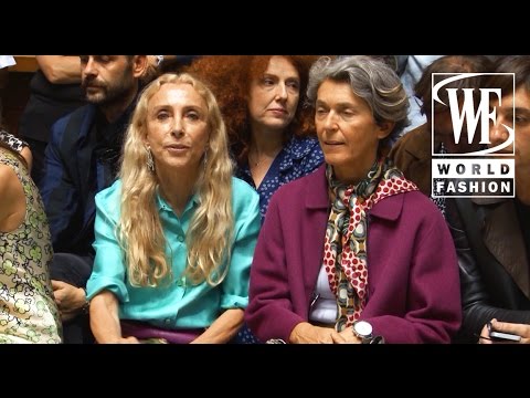 Front Row Aquilano.Rimondi Spring-Summer 2016 Milan Fashion Week