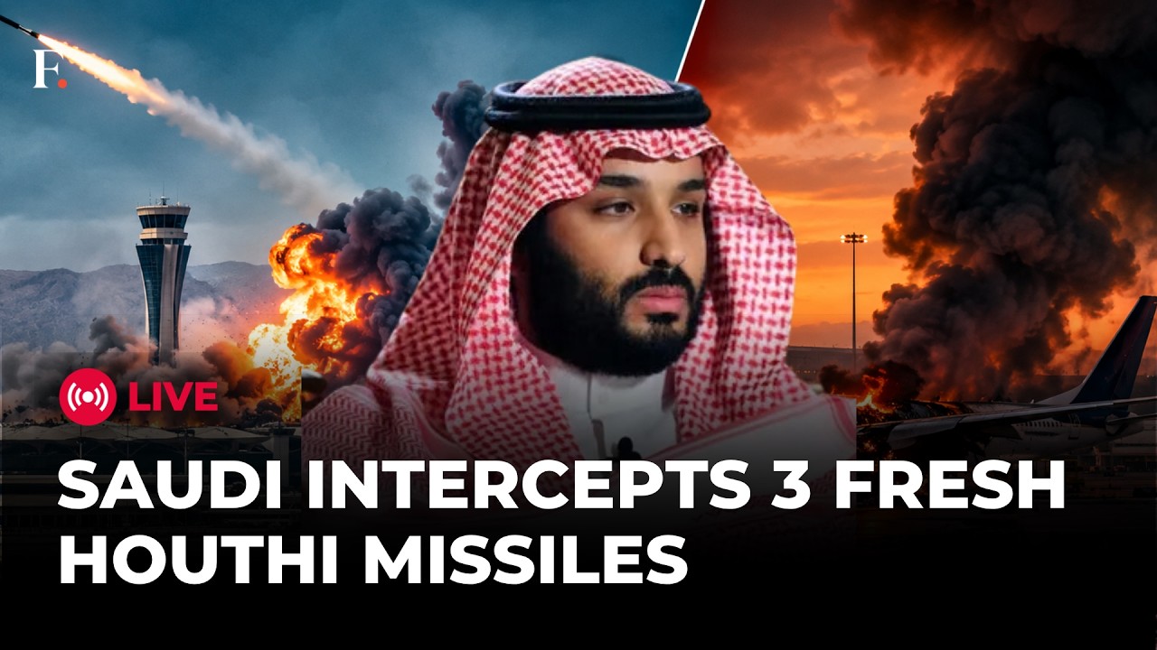 Saudi Arabia Intercepts 3 Fresh Houthi Ballistic Missiles Headed to Riyadh | Houthi War LIVE