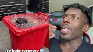 This ice bath is next level.. 🧊 | Action Jaxon