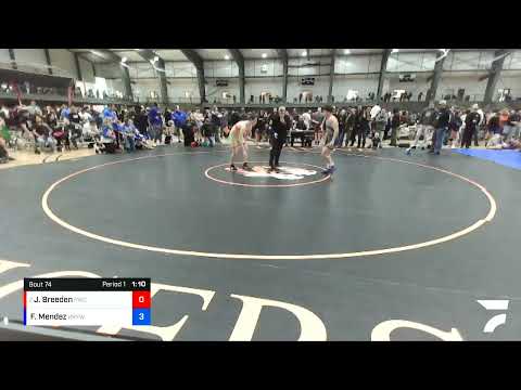 149 Lbs Round 2 - Jordan Breeden, Prometheus Wrestling Club Vs Froylan Mendez, Hood River Youth Wr