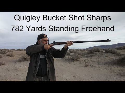 Quigley Bucket Shot 782 Yards Standing Offhand Sharps