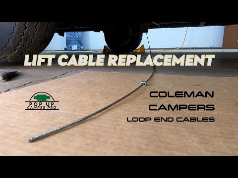 Coleman Camper Lift Cable Replacement Loop End
