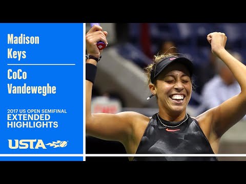 Madison Keys vs. CoCo Vandeweghe Extended Highlights | 2017 US Open Semifinal