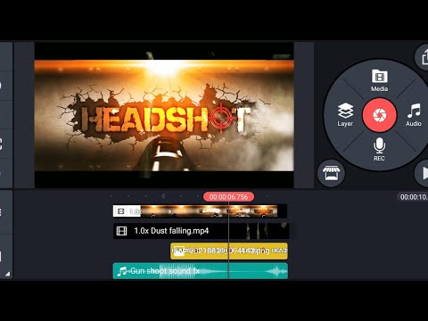 How to Make Machine gun Shooting intro | youtube channel intro | Kinemaster tutorial - Pixellab