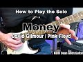 Money - David Gilmour - Pink Floyd. Guitar Solo Tutorial and Tone analysis.