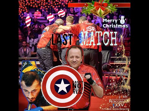 【Pool Live】Mosconi Cup 2018 - Last Match - Shane Van Boening vs Alex Kazakis