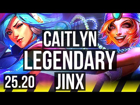CAITLYN & Rakan vs JINX & Alistar (ADC) | 12/0/1, Legendary | KR Master | 25.20