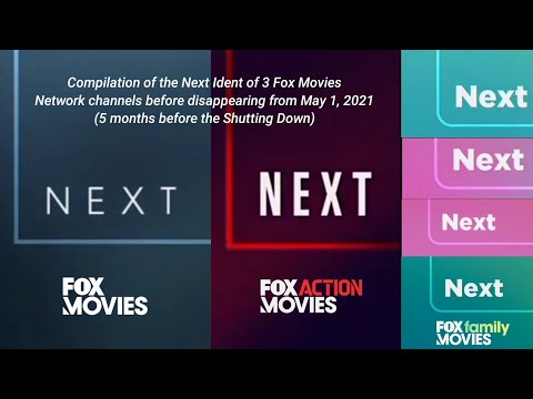 Compilation of the Next Ident of Fox Movies Network before disappearing from May 1, 2021