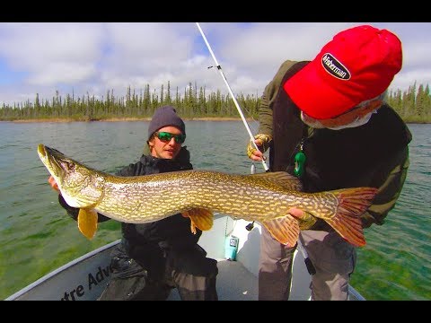 In-Fisherman at Lac La Martre! Spring Fishing!