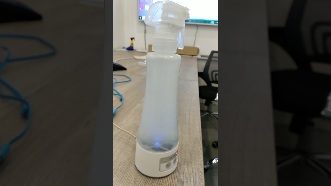 Homemade Portable Disinfectant Water Sprayer / sodium hypochlorite generator