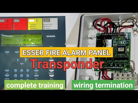ESSER Transponder | Wiring connection of Transponder | Function of Transponder in Esser fire alarm