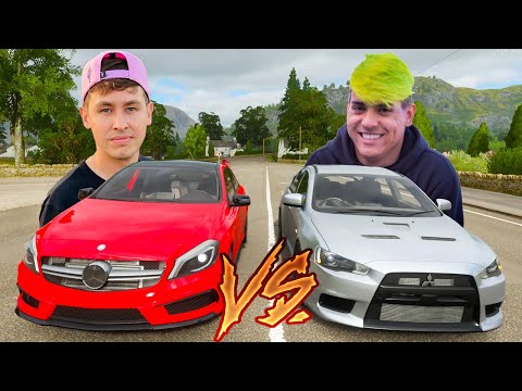GUI NOBRE VS RENAN FIORINI - LANCER EVOLUTION VS MERCEDES CLA 45 AMG