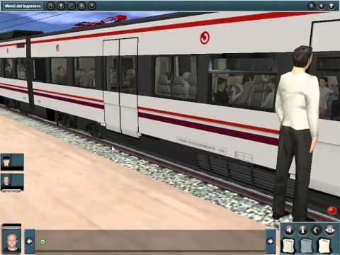 Renfe 447 en Trainz simulator 2009