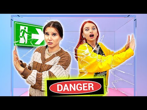 WER LÄNGER  in der GLASBOX bleibt , gewinnt ! 😵⚠️ - Celina