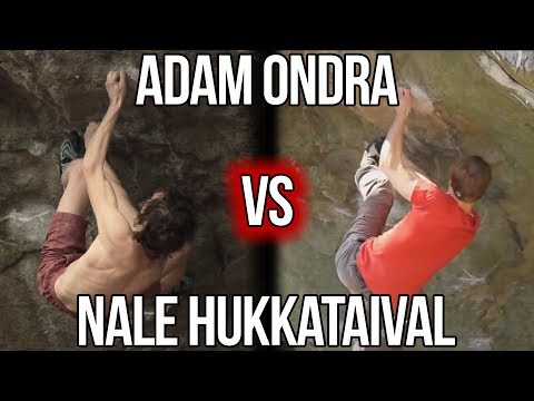 Adam Ondra VS Nalle Hukkataival - Gioia 8c+ | Rock Climbing Comparison