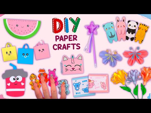16 DIY AMAZING PAPER CRAFT IDEAS - FUNNY and EASY IDEAS YOU WILL LOVE #papercraft
