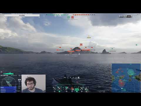 World of warships - Graf Spee first battle first kraken!