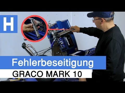 Graco Mark 10 Fehlerbeseitigung - Airless Spritzgerät saugt nicht an! (2018)