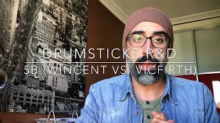Video thumbnail for Drumsticks Sunday (Week 3): 5B Thickness (Wincent & VicFirth) - English Version by Drumsticks Sunday