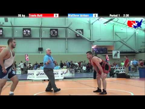 Travis Rutt vs. Matthew Idelson at 2013 ASICS University Nationals - FS