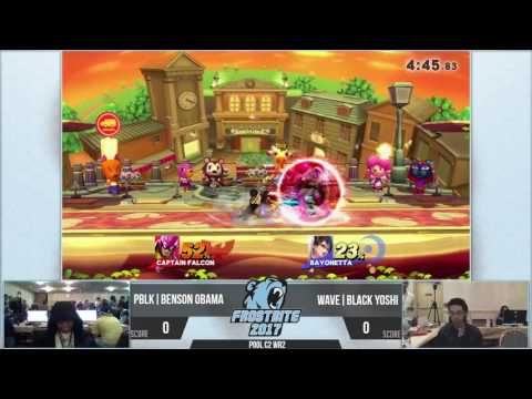 Frostbite 2017: PBLK|Benson Obama (Falcon/Mario) vs Wave|Black Yoshi (Bayonetta)