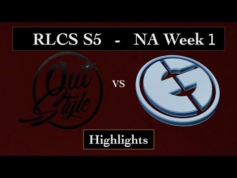 Out Of Style vs EG Highlights - NA RLCS S5 W1