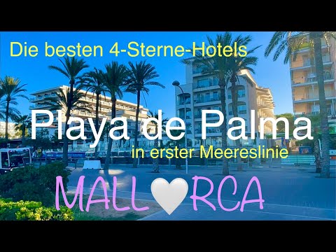 Playa de Palma🌴🏖️MALLORCA island💙Die BESTEN 4-Sterne-Hotels💙spain🇪🇸#mallorca #travel #video
