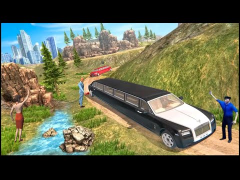 Limousine Taxi Driving Games : Taxi Car Driving 3D - Android Gameplay