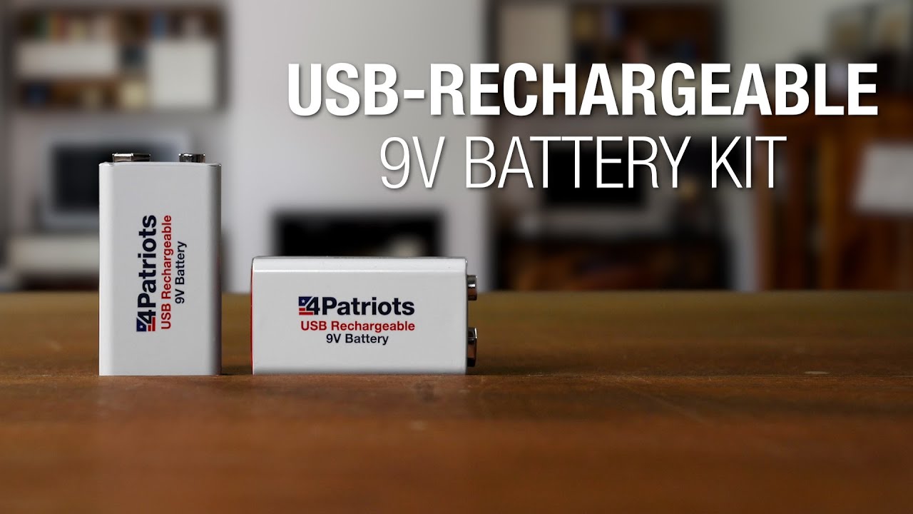 Video of the USB Rechargeable 9V Battery Kit
