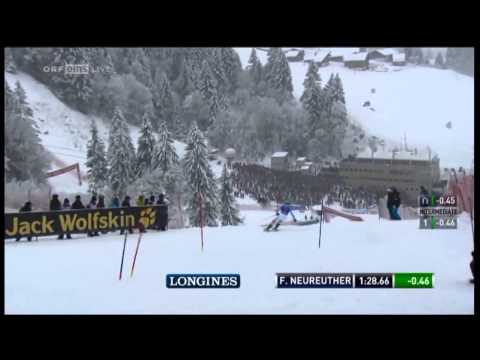 Siegeslauf Slalom Wengen 2015   Felix Neureuther ORF