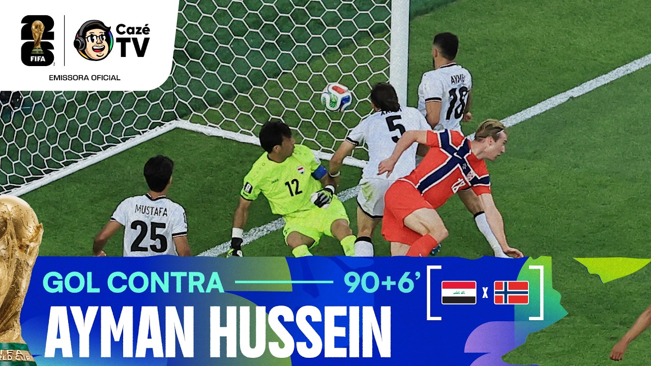 VIROU GOLEADA! HAALAND ESCORA E AYAMAN HUSSEIN MARCA CONTRA PARA A NORUEGA