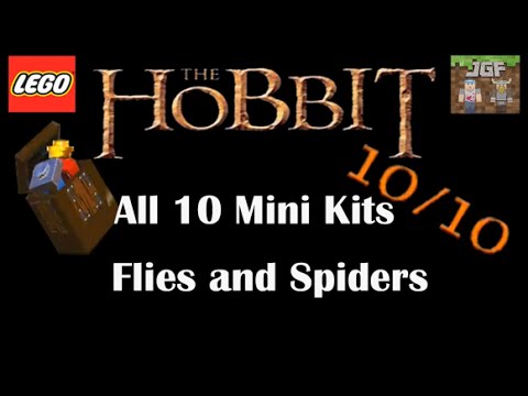 Lego Hobbit Flies And Spiders All 10 Mini Kits