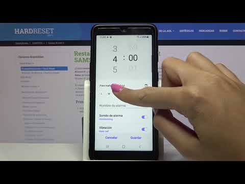 Cómo poner una alarma en Samsung Galaxy XCover 5 - activar despertador