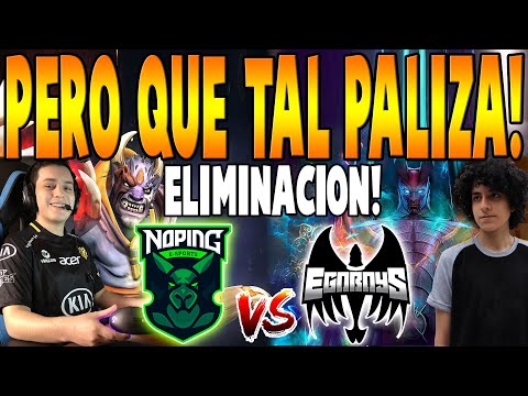 NO PING vs EGOBOYS [BO3] - ELIMINACIÓN! "Matthew vs Alone" - THE INTERNATIONAL 10 DOTA 2
