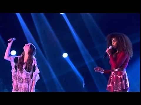 Hannah Wildes vs Autumn Sharif: Battle Performance - The Voice UK 2015 - ONLY SOUND