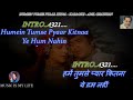 Humein Tumse Pyar Kitna Karaoke With Scrolling Lyrics Eng हिंदी