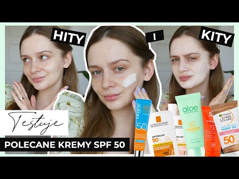 TEST NAJPOPULARNIEJSZYCH FILTRÓW DO TWARZY 2021 | Który krem ochronny SPF 50 wybrać