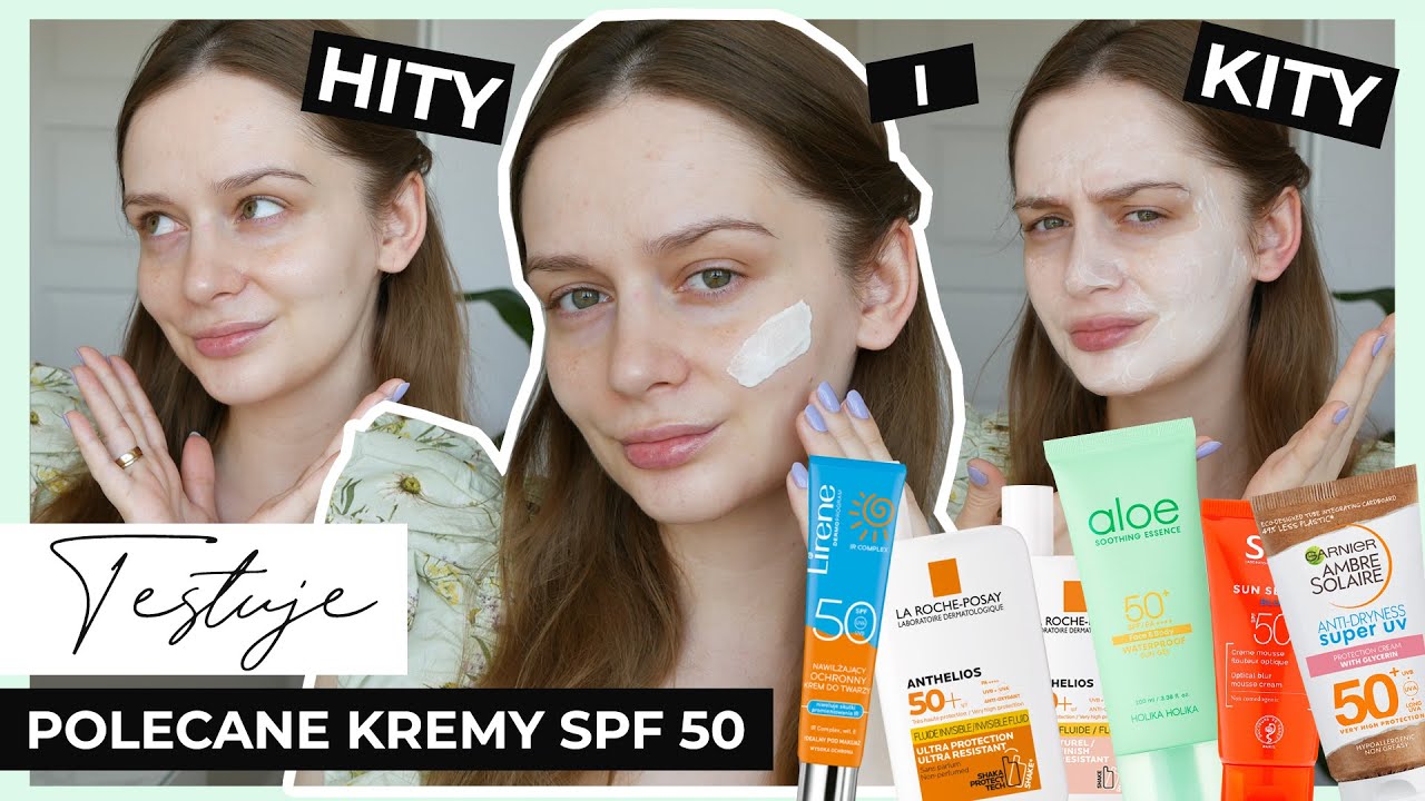TEST NAJPOPULARNIEJSZYCH FILTRÓW DO TWARZY 2021 | Który krem ochronny SPF 50 wybrać