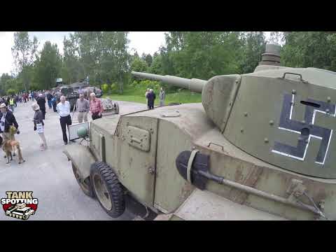 BA-10 Walkaround - Soviet/Finnish WW2 Armored Car - Armoured Division 75th Anniversary